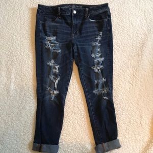 American Eagle ripped jeans